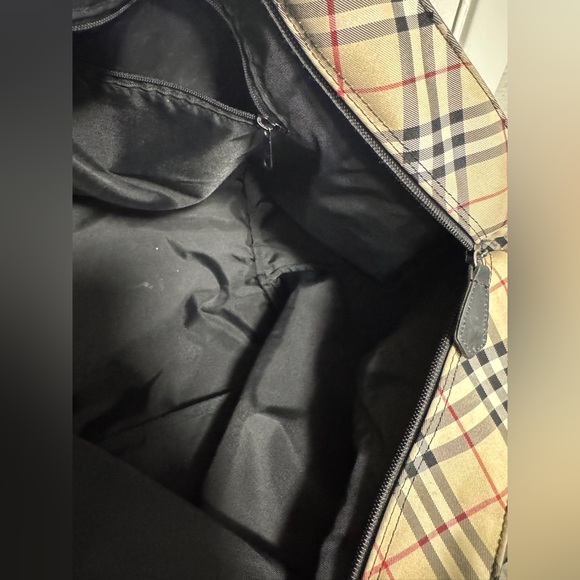 Burberry Nova Check Brown Synthetic Handbag Authentic Pre - Owned 100% AUTHENTIC - Picture 8 of 12